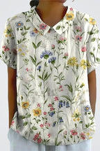 Selma | Blomstret bluse