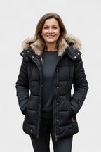 Thilde™ | Frakke med blødt pelsfor