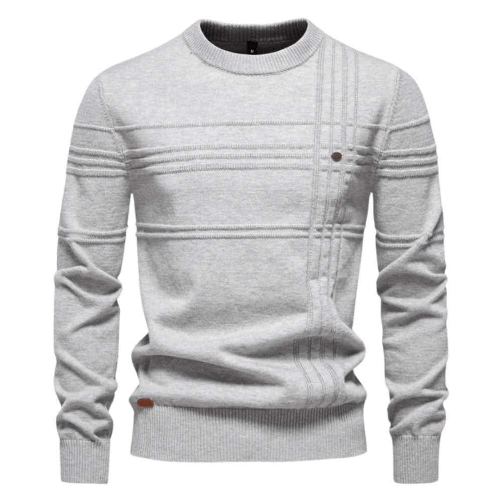 De Lorenz | Premium herrebluse med ternet mønster