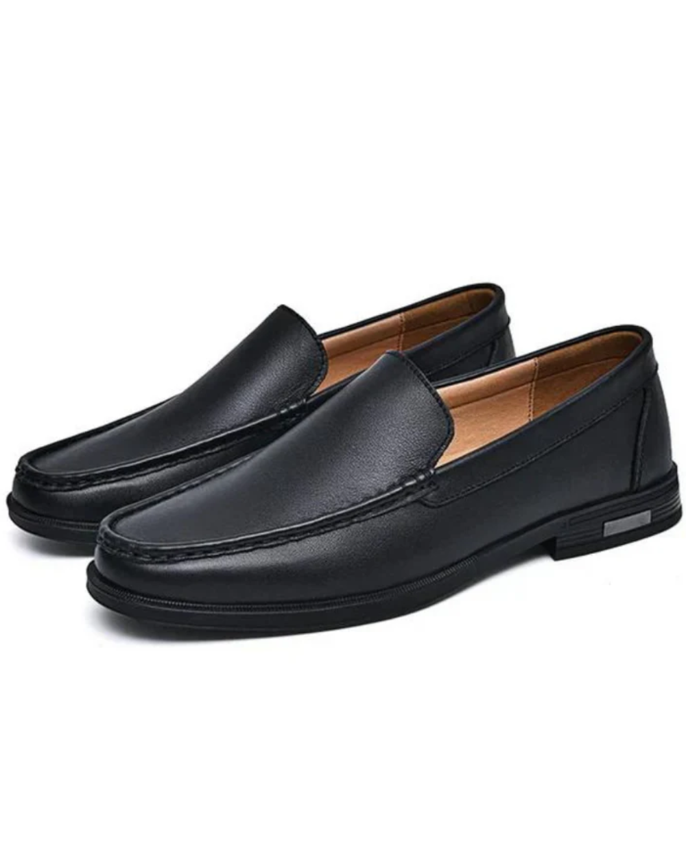 Elegante læderloafers