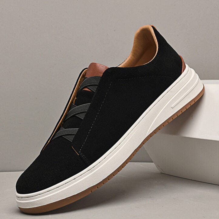 Sebastien | Elegant sneaker i ruskind