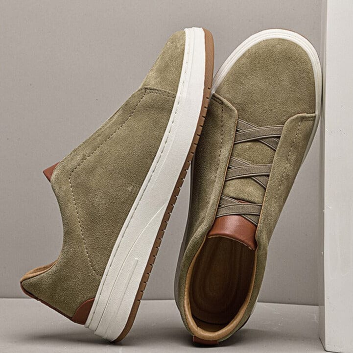 Sebastien | Elegant sneaker i ruskind