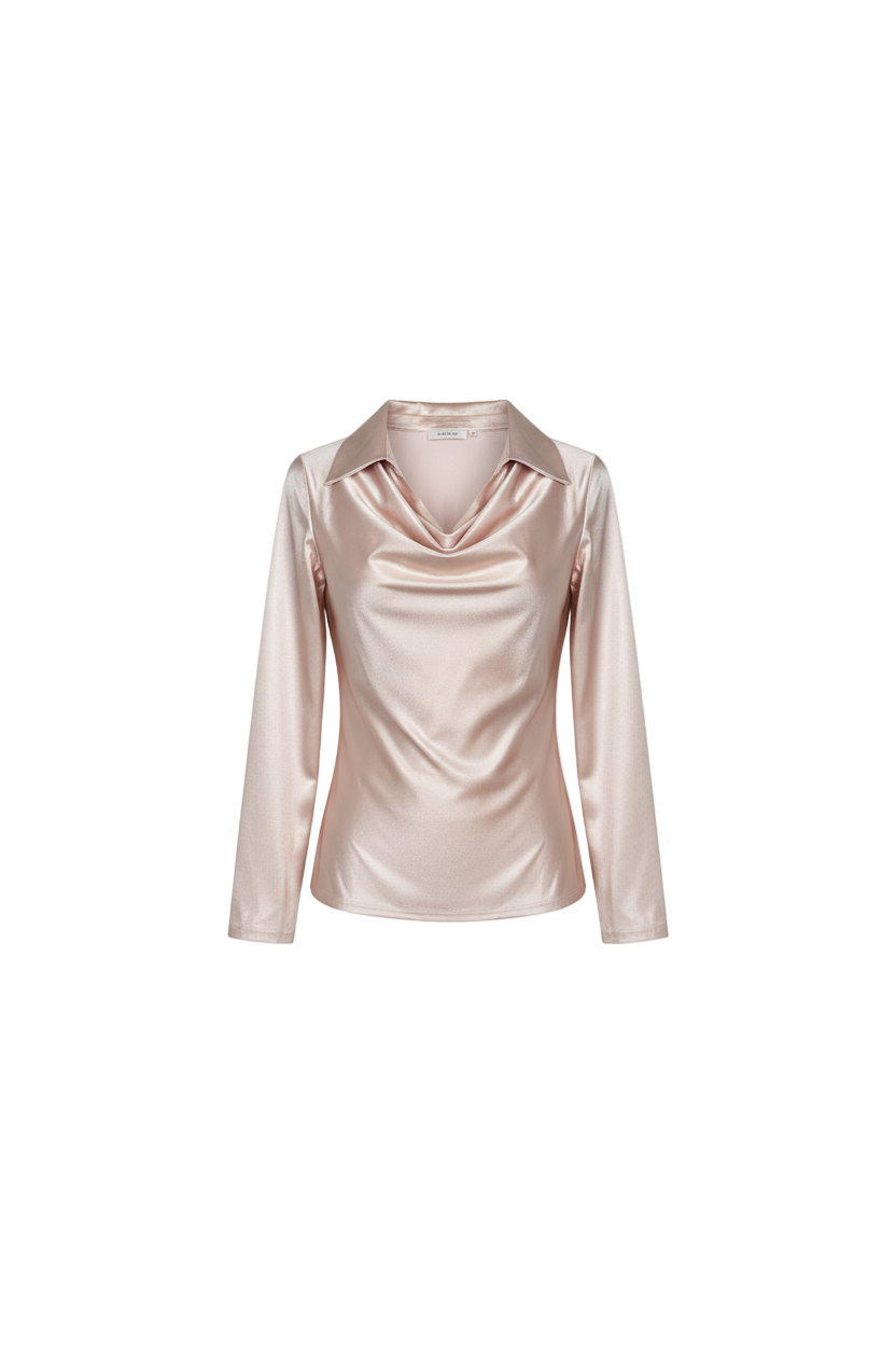 Charlotte™ | Satintop med V-hals