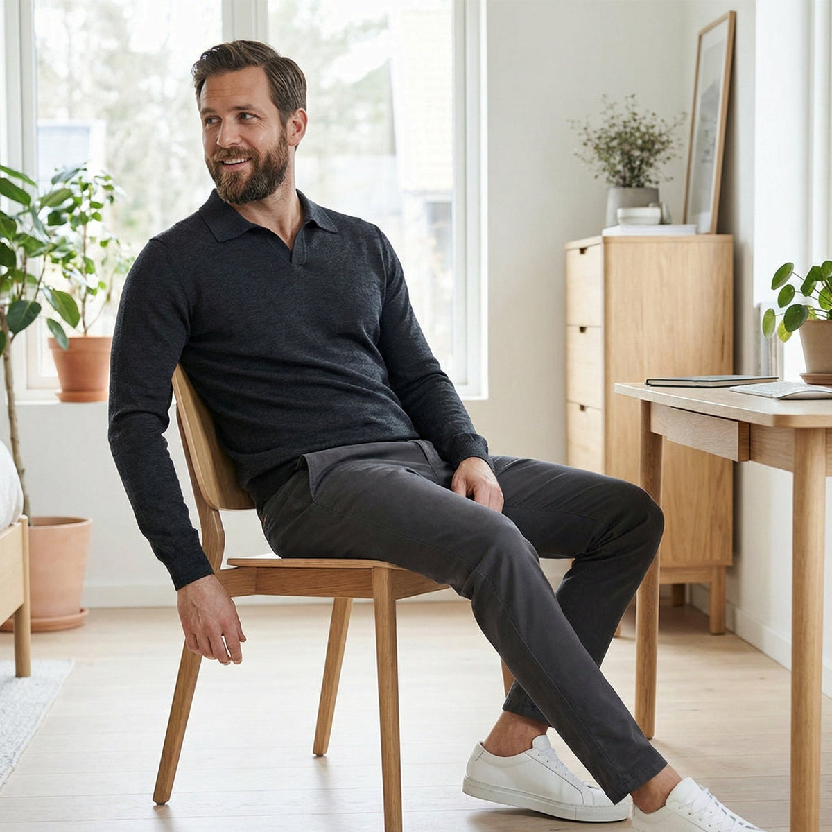 Kron | Luksuriøs strikket polo