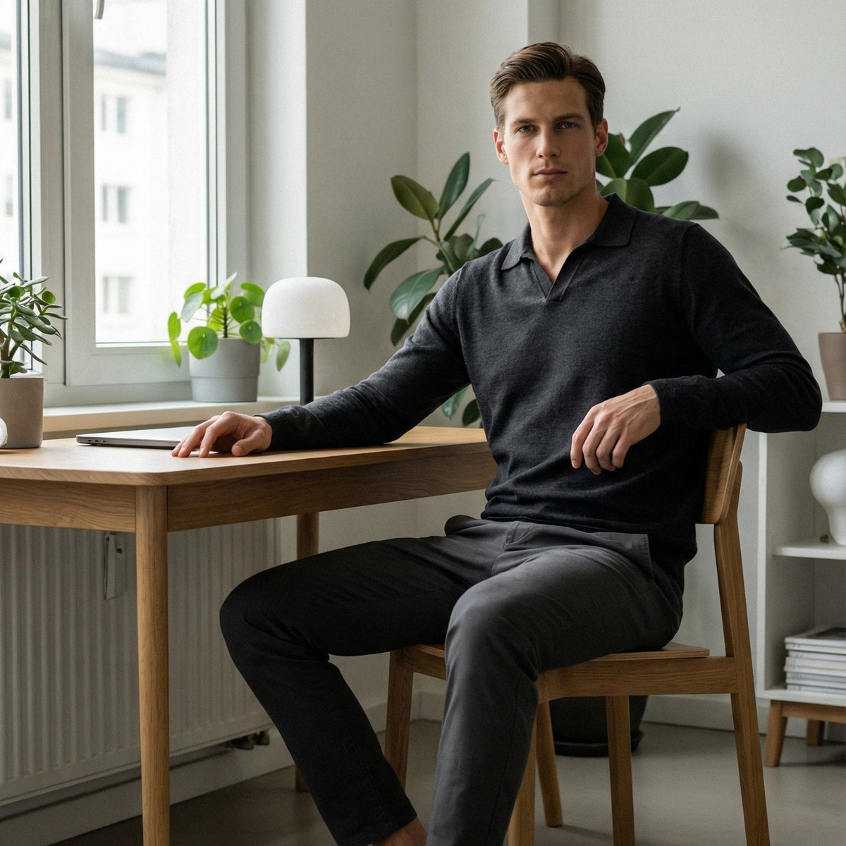 Kron | Luksuriøs strikket polo