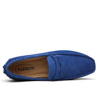 Casual loafers i ruskind