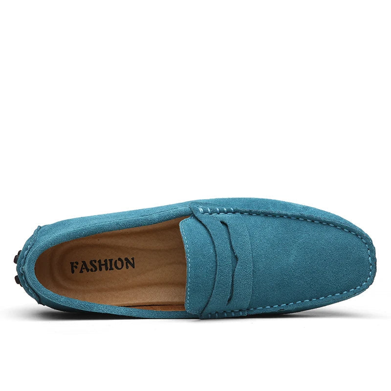 Casual loafers i ruskind