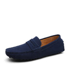 Casual loafers i ruskind