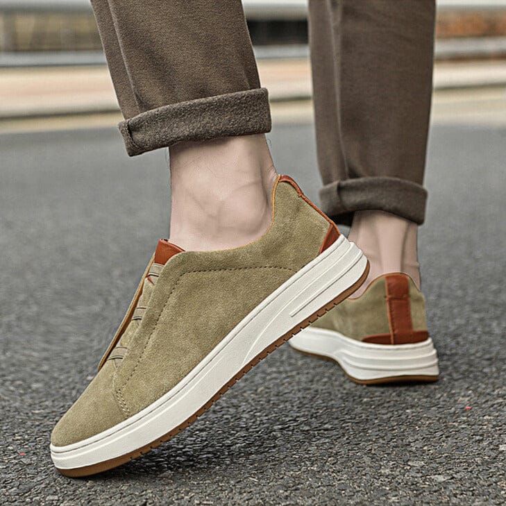 Sebastien | Elegant sneaker i ruskind