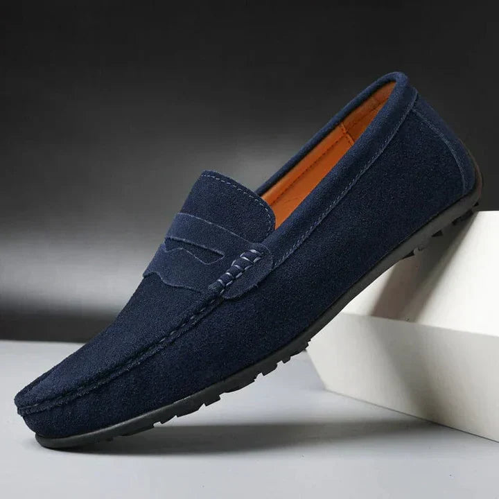 Lorenzo loafers i ruskind