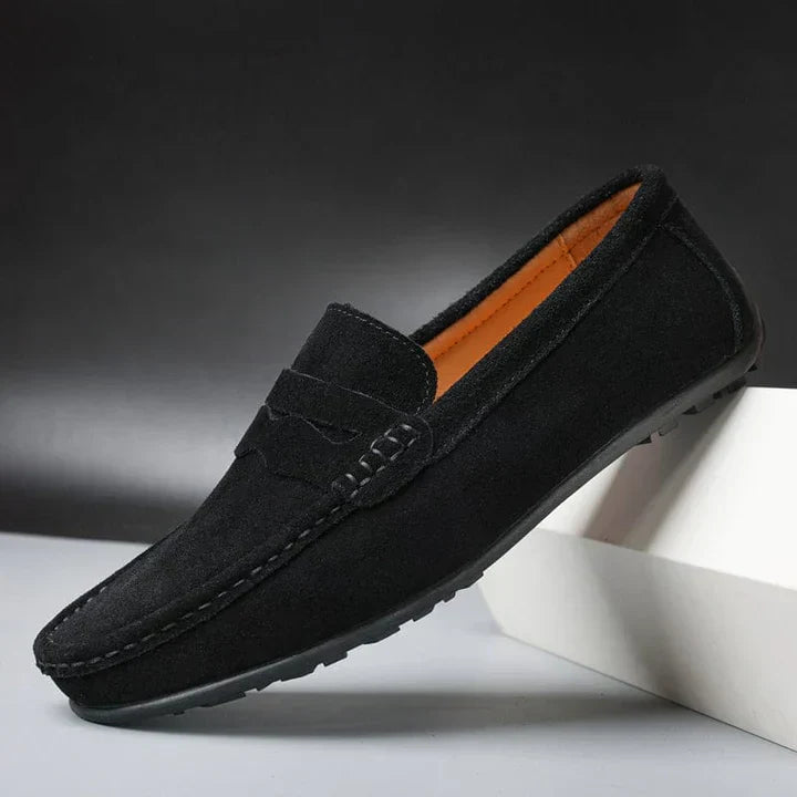 Lorenzo loafers i ruskind