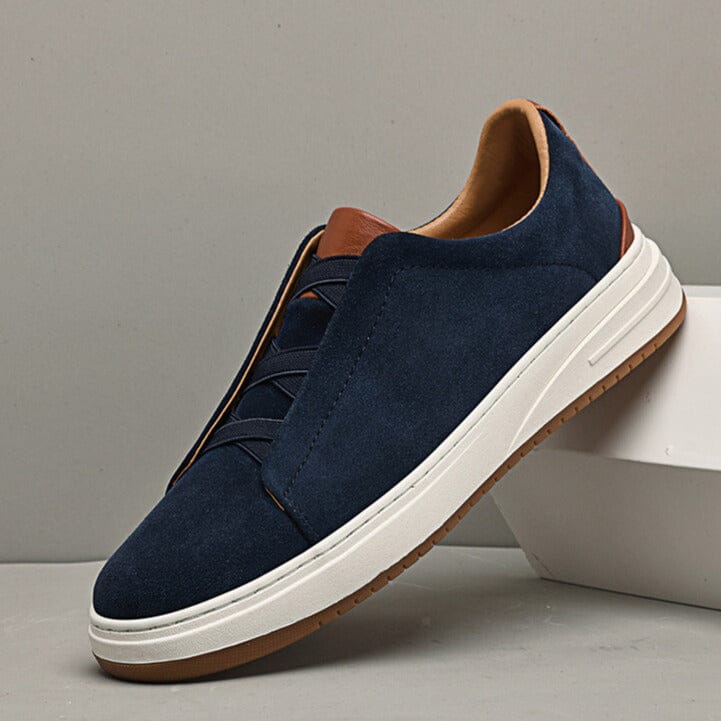 Sebastien | Elegant sneaker i ruskind