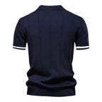Tobias | Vertikal strikket polo