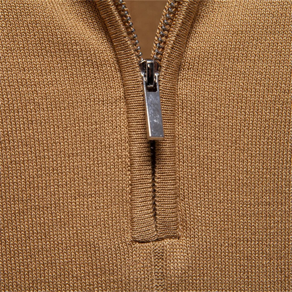 Tobias | Vertikal strikket polo