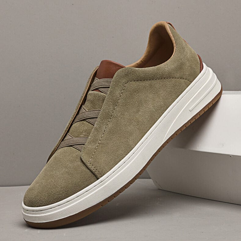 Sebastien | Elegant sneaker i ruskind
