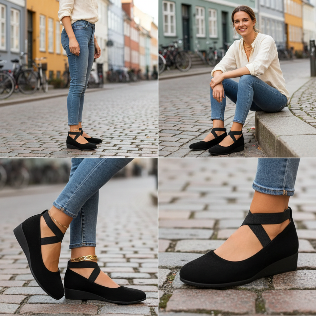 Valeria™ – Elegante casualsko med ortopedisk støtte