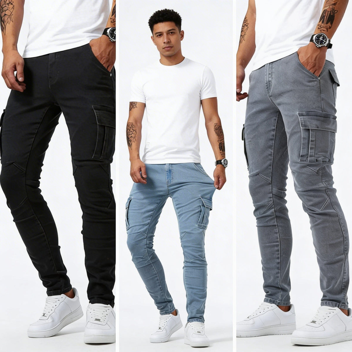 Brent | Moderne Cargo-jeans