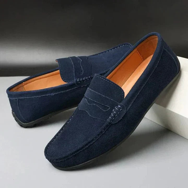 Lorenzo loafers i ruskind
