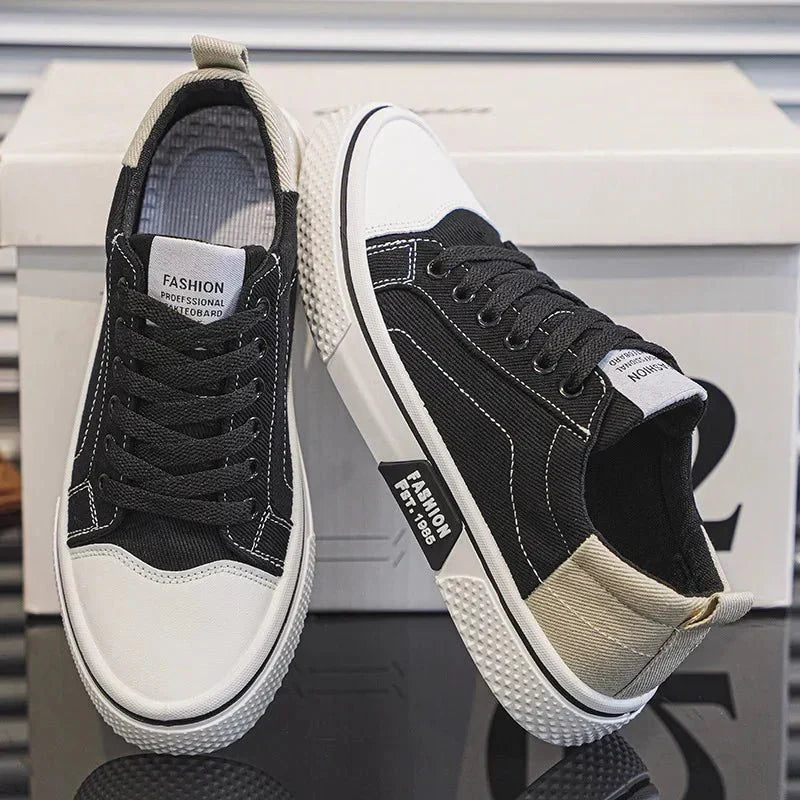 Kian | Retro-sneakers i canvas