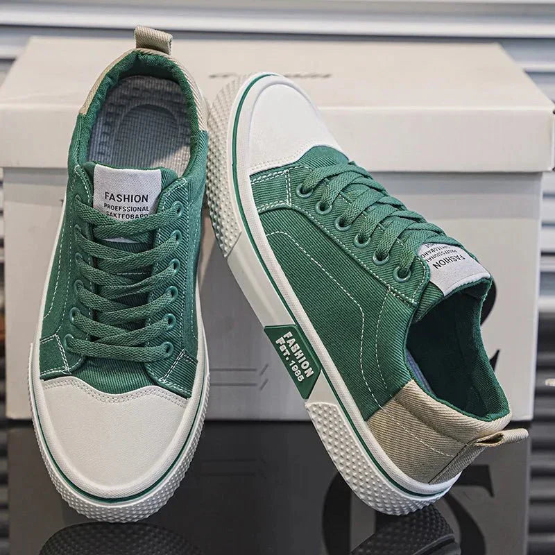 Kian | Retro-sneakers i canvas