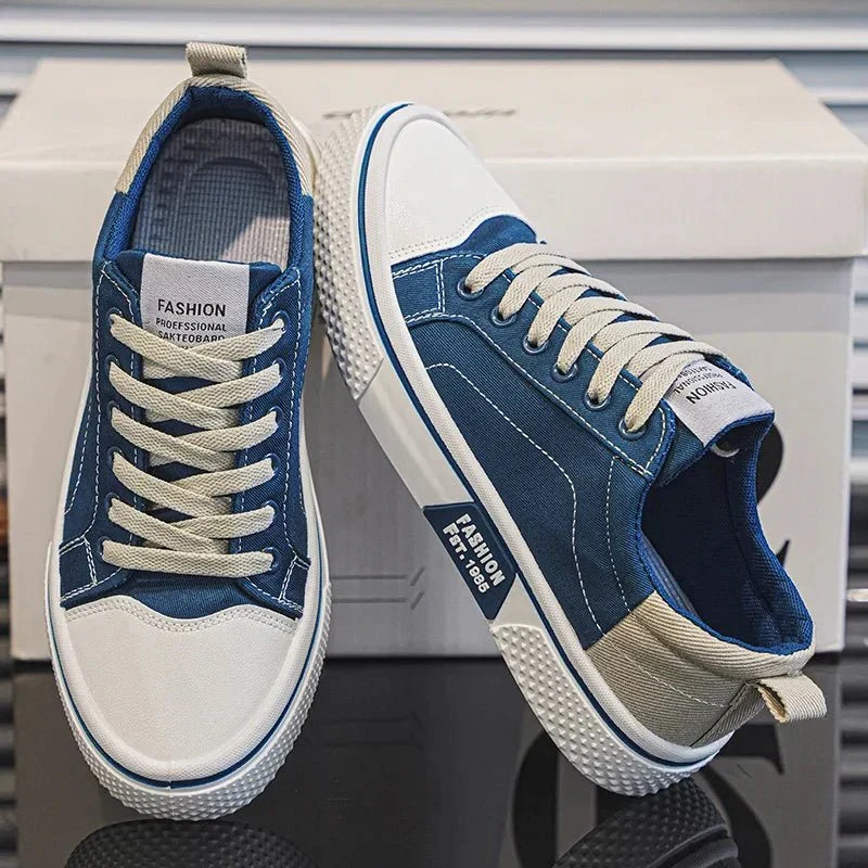Kian | Retro-sneakers i canvas