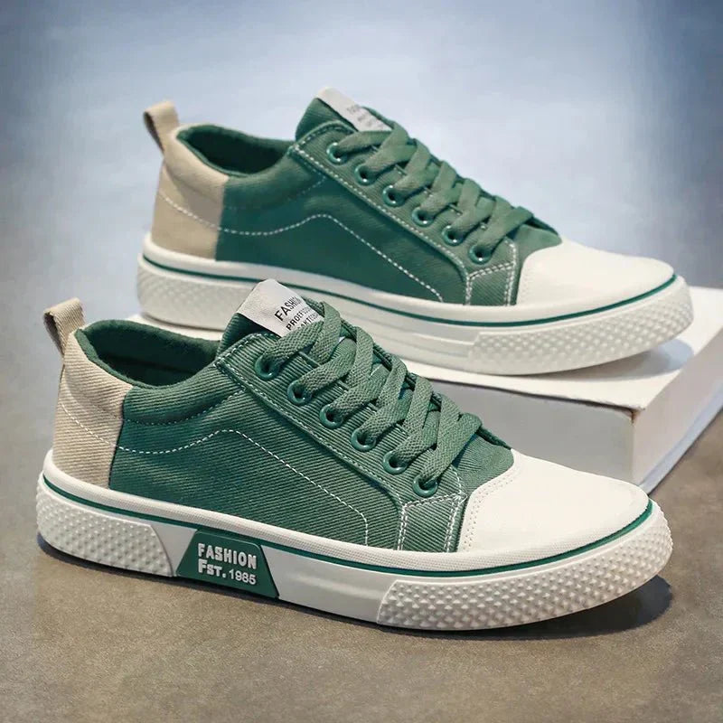 Kian | Retro-sneakers i canvas