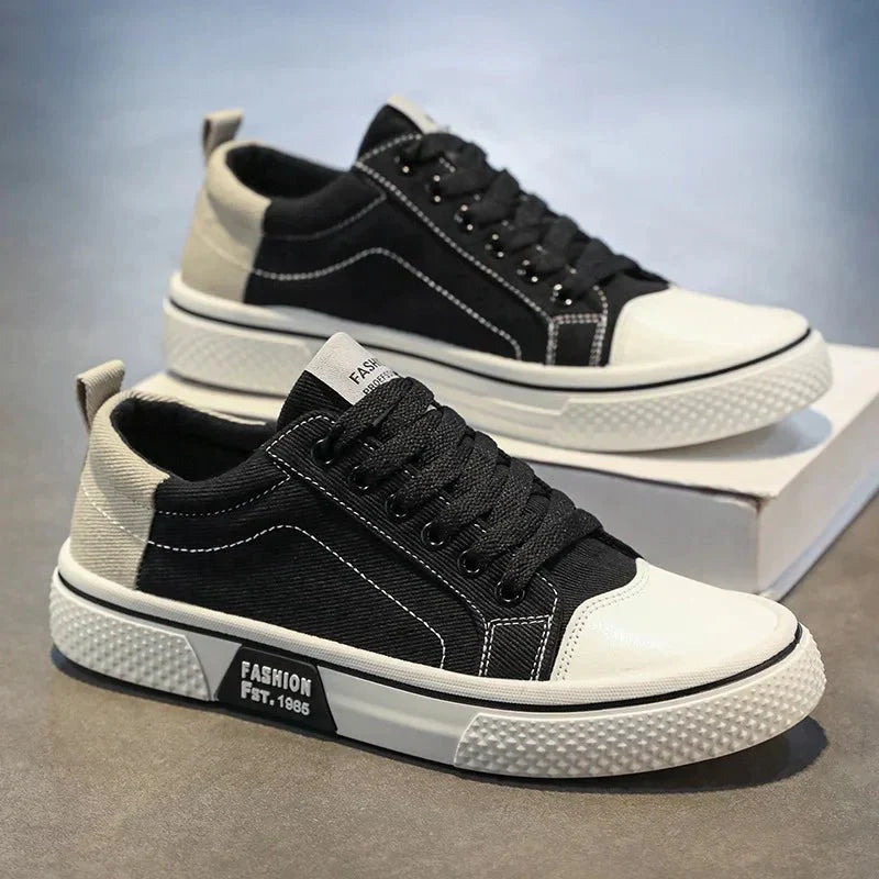 Kian | Retro-sneakers i canvas