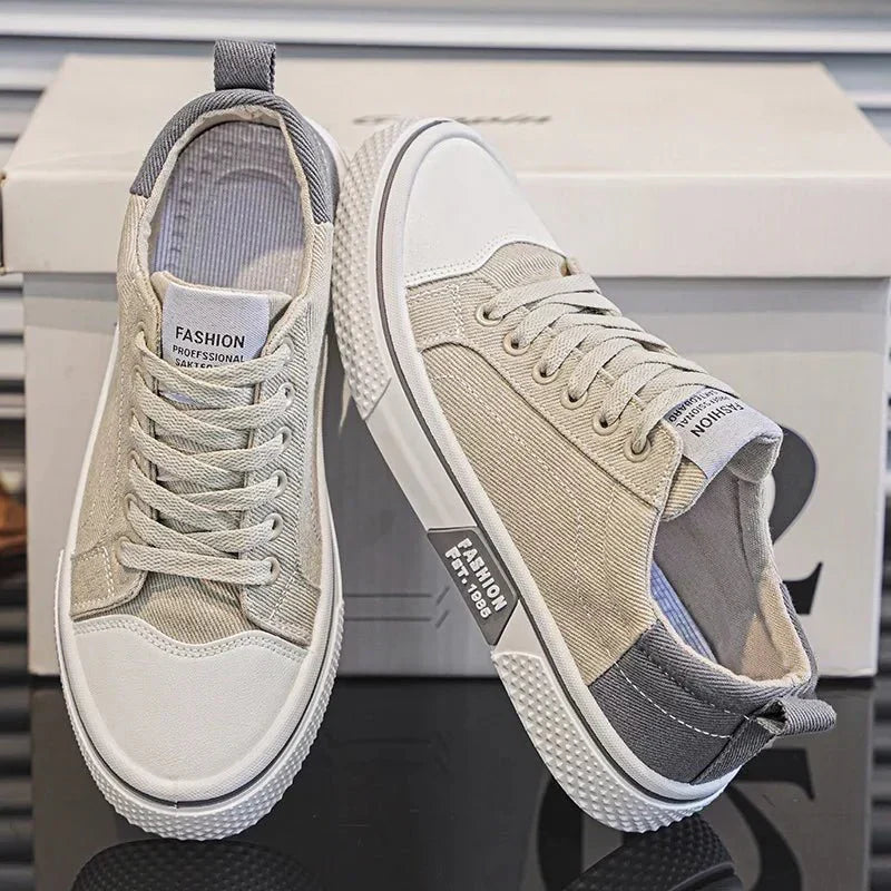 Kian | Retro-sneakers i canvas
