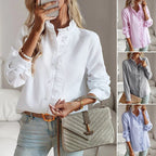 Marya™ - Elegant Bluse med Flæser
