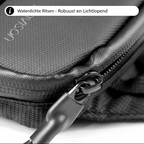 Premium crossbody-taske – vandafvisende og tyverisikret