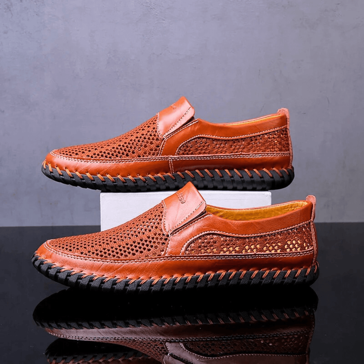 Kron | Italienske slip-on-sko