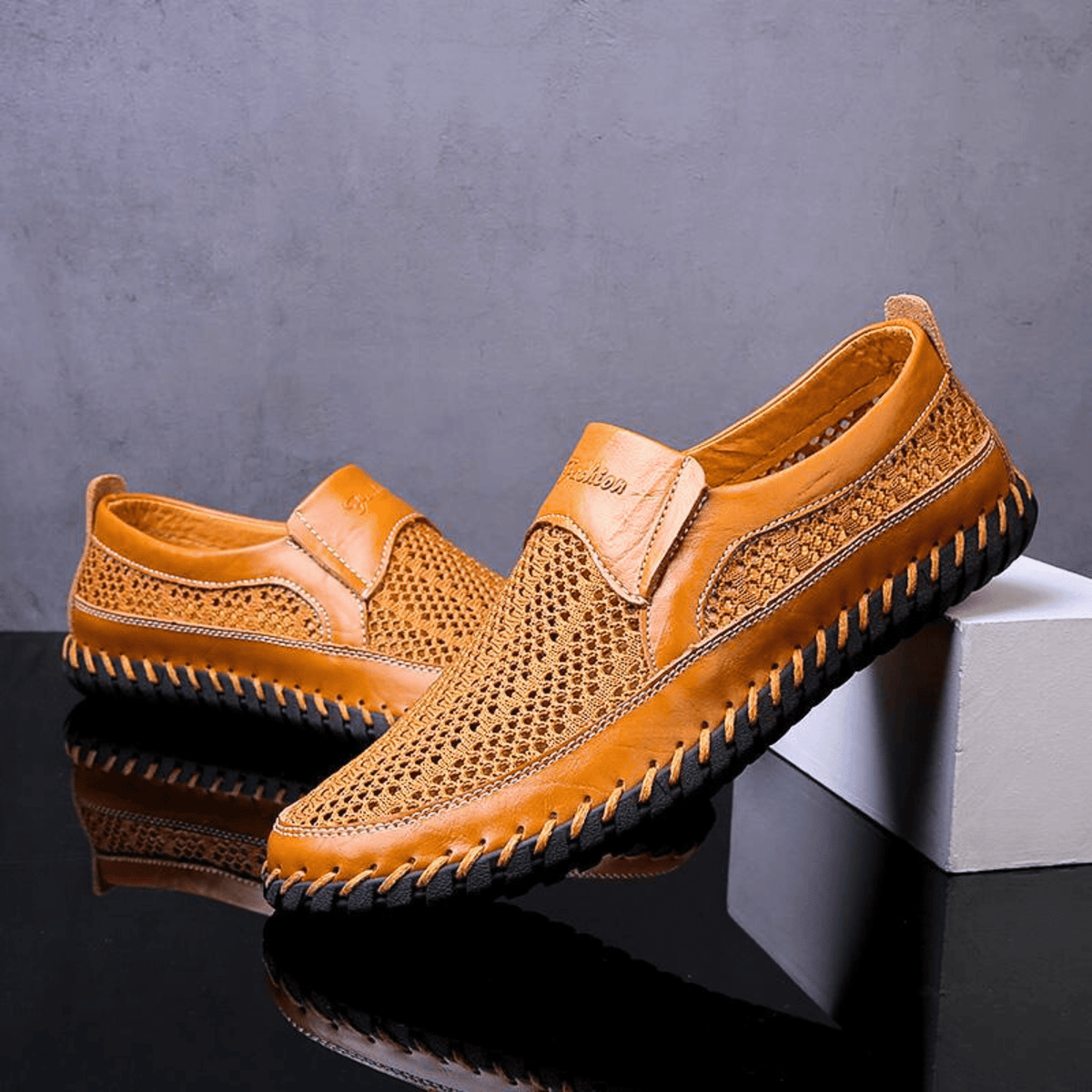 Kron | Italienske slip-on-sko